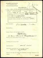 Applicant: Sokolowsky, Sara; born 15.11.1881 in Balta (Ukraine); no status registered.