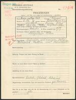 Applicant: Ringel, Chaje Beile; born 27.4.1874 in Bircza (Poland); no status registered.