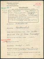 Applicant: Quittner, Adolf; born 15.10.1874 in Vrbové (Slovakia); married.