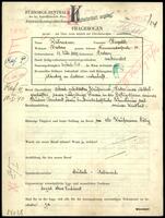 Applicant: Reitmann, Leopold; born 17.7.1897 in Leoben (Styria, Austria); married.