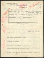 Applicant: Feldhorn, Isr Simon; born 9.9.1882 in Ternopilʹ (Ukraine); no status registered.