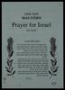 Prayer for Israel : for choir