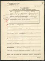 Applicant: Dortort, Franz; born 26.3.1897 in Boryslav (Ukraine); married.