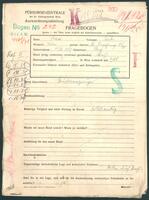 Applicant: Glass, Leib; born 20.12.1889 in Stryj; married.