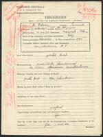 Applicant: Didner, Samuel; born 10.11.1905 in Przeworsk (Poland); single.