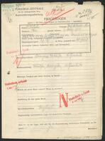 Applicant: Deutsch, Karl; born 15.12.1913 in Vienna (Austria); single.