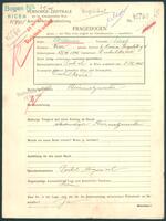 Applicant: Goldmann, Isaak; born 13.8.1895 in Deutschkreutz (Austria); married.