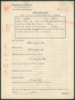 Applicant: Füredi, Theodor; born 16.7.1887 in Graz (Austria); married.