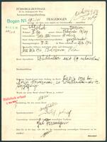 Applicant: Gold, Benzion; born 20.7.1881 in Halicz (Ukraine); married.