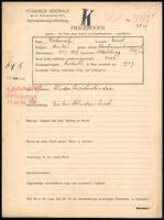 Applicant: Wisternitz, Ernst; born 24.7.1897 in Mikulov (Jihomoravský kraj, Czech Republic); married.
