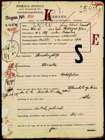 Applicant: Zwirn, Schmil Samuel; born 10.3.1889 in Nadwórna; married.