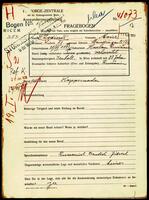 Applicant: Zodiern, Moise; born 31.12.1887 in Harlau (Romania); married.