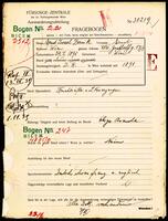 Applicant: Zernik, Ernst Israel; born 27.1.1891 in Vienna (Austria); married.