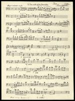 Trio for violin, cello and piano (manuscript).