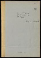 Sonata Brevis : for 2 pianos (manuscript).