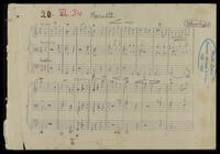 Menuett (manuscript).