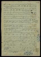 Sonate (manuscript).