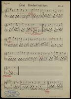 3 Kinderliedchen (manuscript).