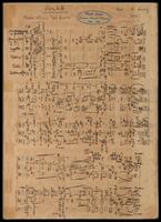 Sextett (manuscript) / Moshe Lustig.