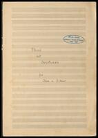 Thema mit Variationen (manuscript) : für oboe und klavier.