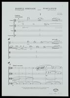 Bashful serenade for string quartet (1979) / André Hajdu.