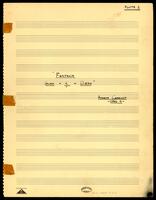 Fantasia Glen-y-wern, opus 4 (manuscript) : (for B wind, cello + bass) / Aharon Charloff.