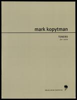 Tenero for cello solo / Mark Kopytman.