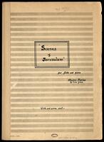 "Scenes of Jerusalem" (manuscript) : for flute and piano / Aharon Harlap.