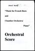 Music for French horn and chamber orchestra