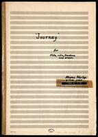 "Journey" (manuscript) : for flute, violin, trombone and piano / Aharon Harlap.