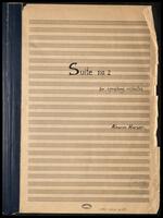 Suite no. 2 (photocopy of manuscript) : for symphony orchestra / Aharon Harlap.