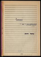 "Conversations" (manuscript) : for flute and string orchestra / Aharon Harlap.