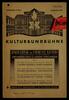 Program: Jüdischer Kulturbund, Berlin. September 1938 – הספרייה הלאומית