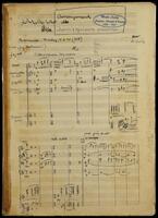 Arrangement de Chants populaires Palestines (arrangement - manuscript).