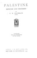 סריקות מהספר: Palestine : depicted and described by G. E. Franklin, F.R.G.S.