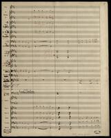 [Lenore] (manuscript) : [for voice and orchestra] / text: Gottfried August Bürger.