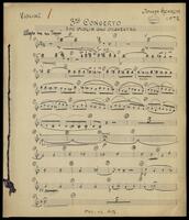 Third concerto for violin and orchestra, op. 72.