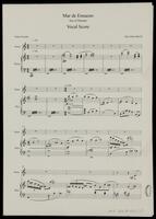 Mar de Ensueno : CanAria For Voice & Orchestra / Text: Tomas Morales ; Music: Ella Milch-Sheriff.