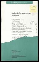 Radio-Sinfonieorchster Stuttgart, 7. September 1994 .[archival material].