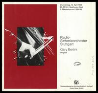 Radio-Sinfonieorchster Stuttgart,Gary Bertini, Dirigent, 13. April 1995 .[archival material].