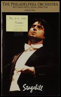 The Philadelphia Orchestra, Academy of Music, Mozart Program .[archival material].