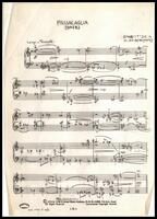 Passacaglia (manuscript) : ("DAEB") / M. Avidom.