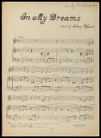 In my dreams / Music by Johnny Wynert.
