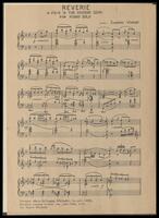 Reverie : A piece in the modern idiom : For piano solo / Music: Johnny Wynert.