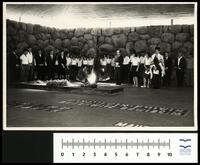 טקס לזכרה של חנה סנש ביד ושם