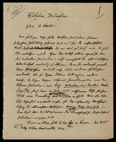 Kanitz, Otto Felix. Wilhelm Jerusalem zum 11. Oktober.