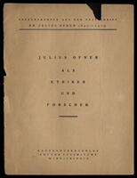 Sonderdruck aus Festschrift Julius Ofner.