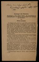 Sonderdrucke: Soziologie des Erkennens, Bemerkungen zu Max Scheler.