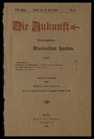 Die Zukunft XXII.42, 1914.