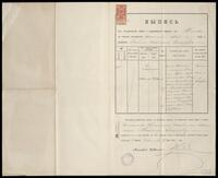 Extract from the register of births of Jews.